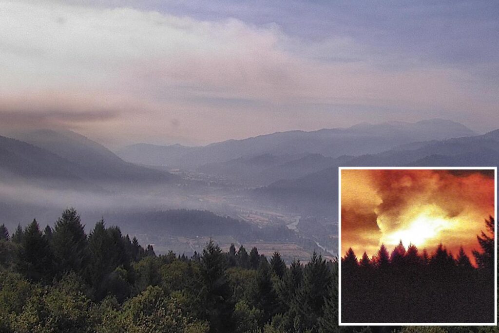 MP18 Fire forces evacuation warnings, Highway 96 closure near Hoopa