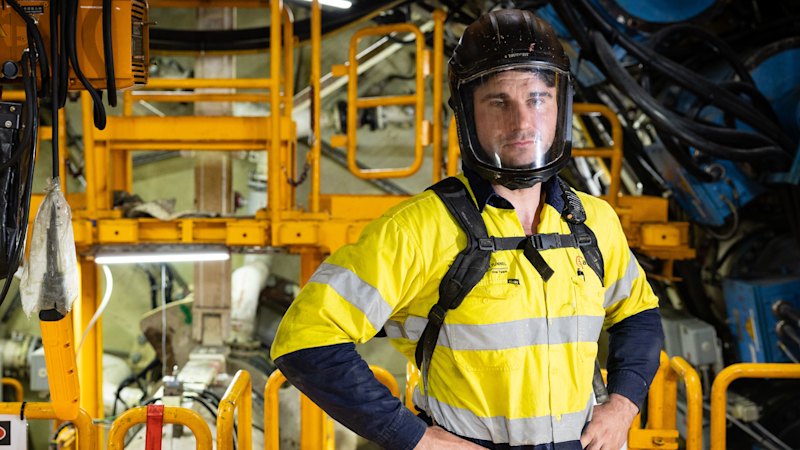 Inside Barangaroo, the machine tunnelling for new roads under Sydney Harbour
