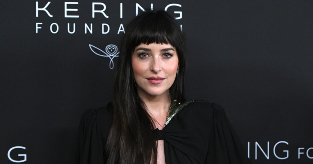 Honestly, Dakota Johnson’s Classy, Tailored-Looking Jeans Style Is Making Us Reconsider Wide Legs