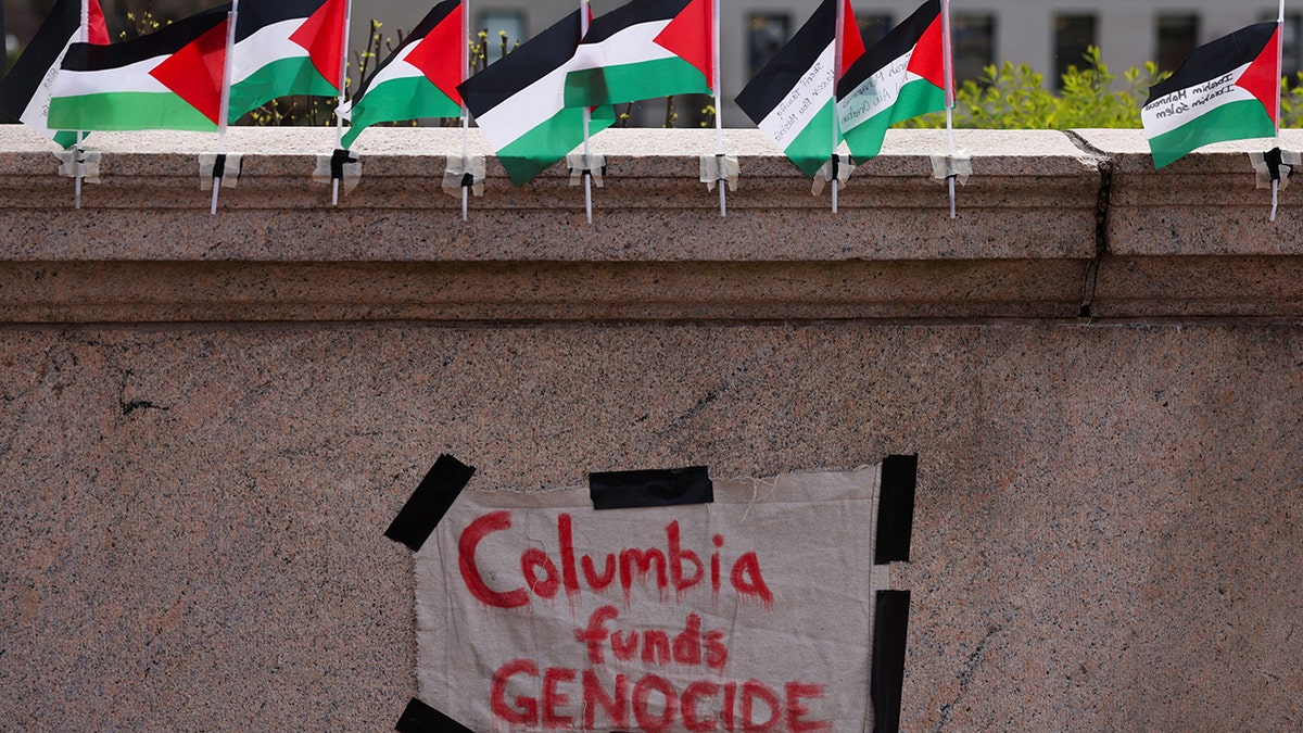 Columbia protest sign