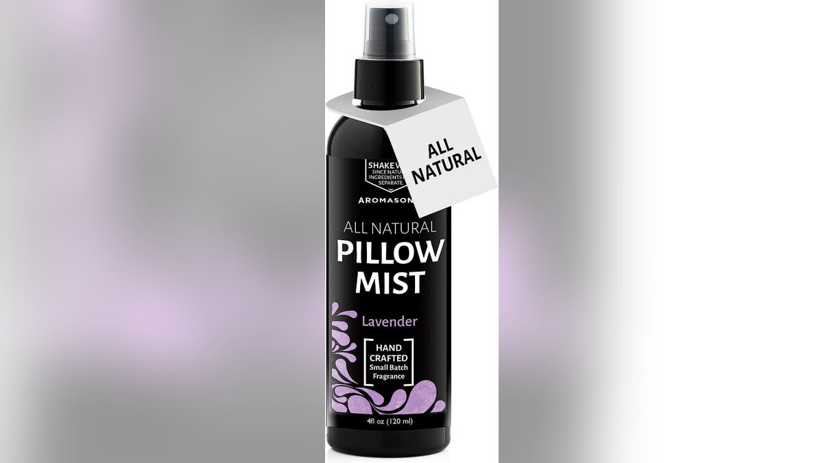 Breathe in the calm with a lavender pillow spray.