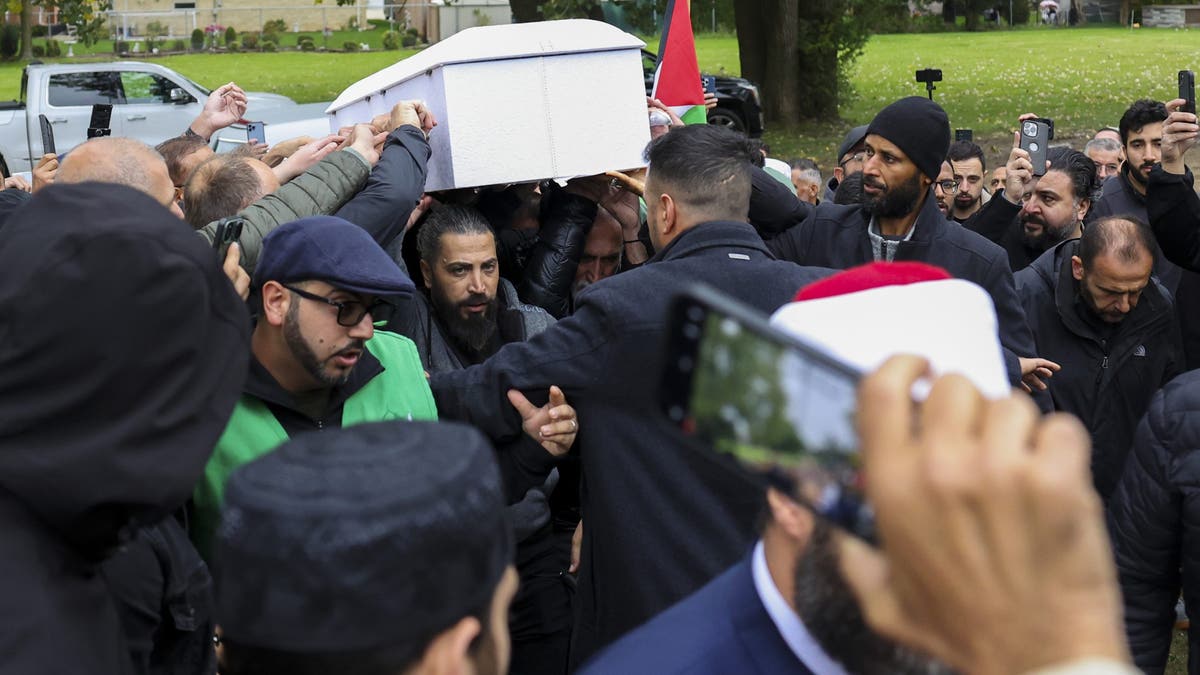 Wadee Alfayoumi's funeral