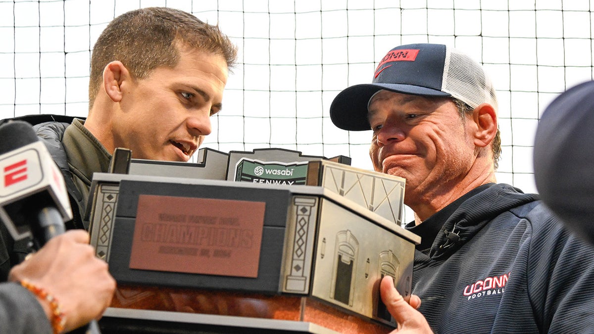 Jim Mora at the Fenway Bowl