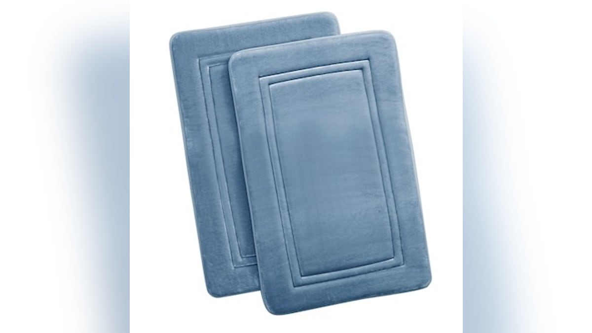 Memory foam mats conform to your feet, offering a cushioned feel that’s gentle on your joints. 