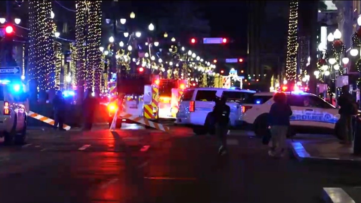 Police respond to mass casualty incident on Bourbon Street in New Orleans