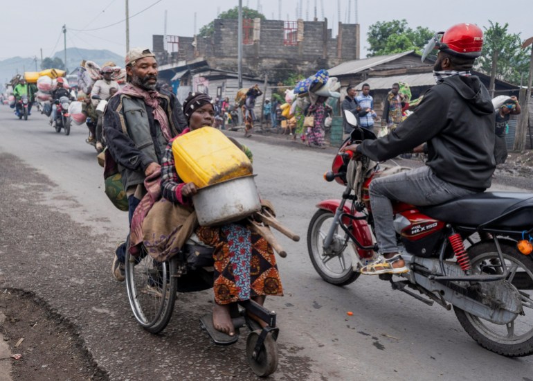 Internally displaced civilians in DR Congo