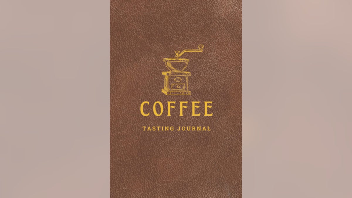 A leather-bound coffee-tasting journal is a unique gift for coffee lovers.