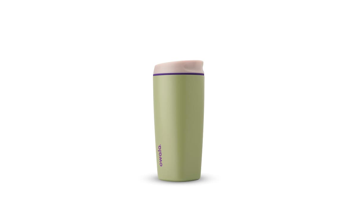 Easily sip your coffee on the go with an Owala. 