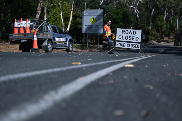 The northern section of Grampians National Park is reopened to tourists after a three-week closure.