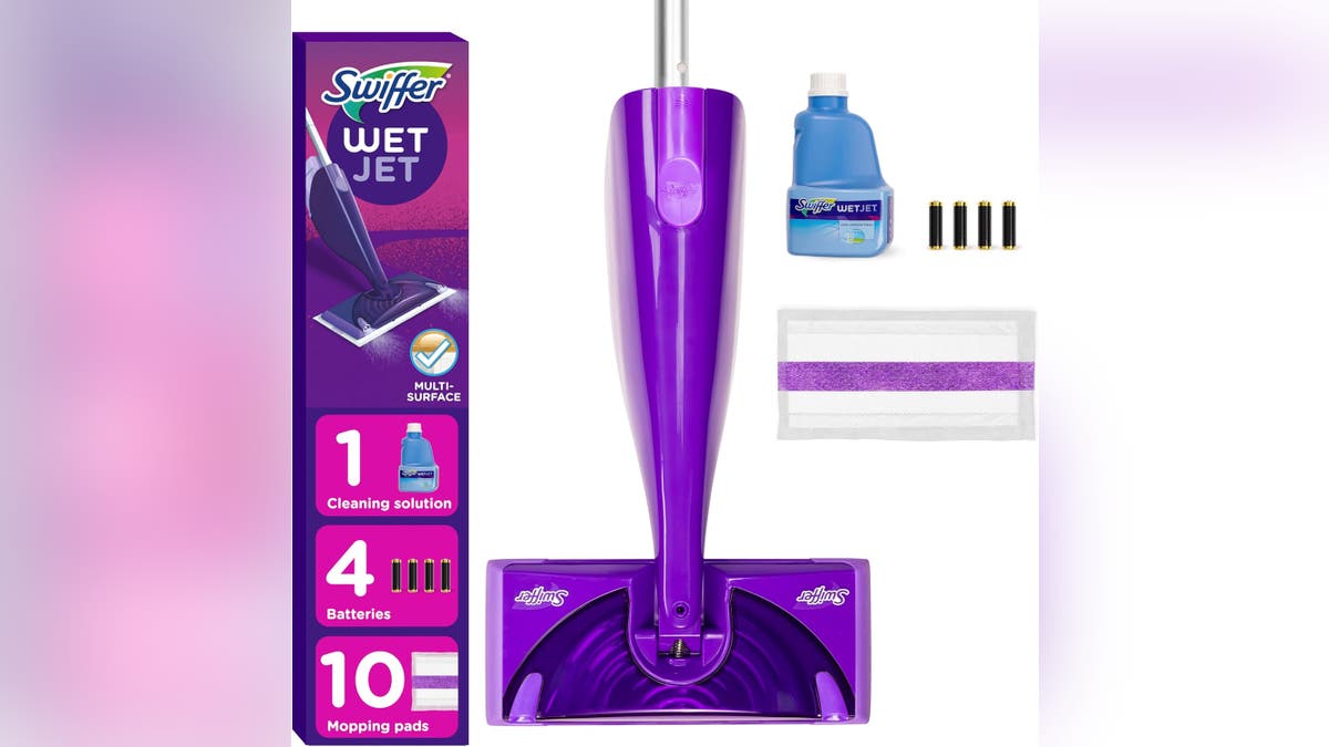 Swiffers help you clean your floors fast. 