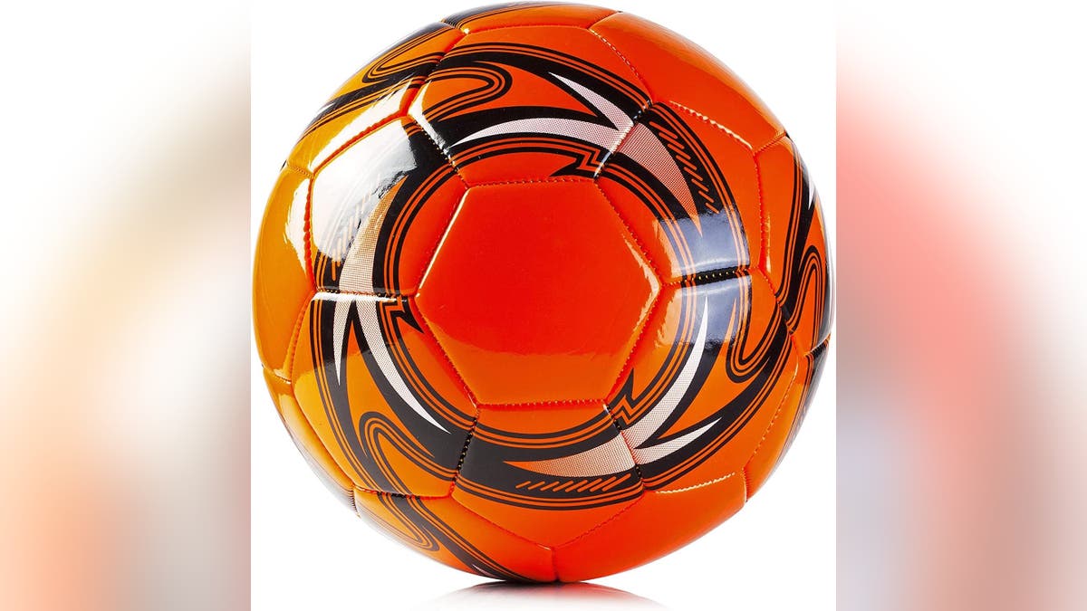 Get everyone outside with a soccer game, using this regulation ball. 