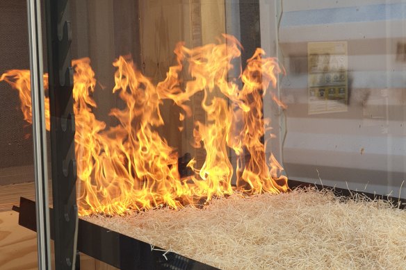 Tests in the pyrotechnic lab at the University of NSW have uncovered new details in urban fire dynamics.