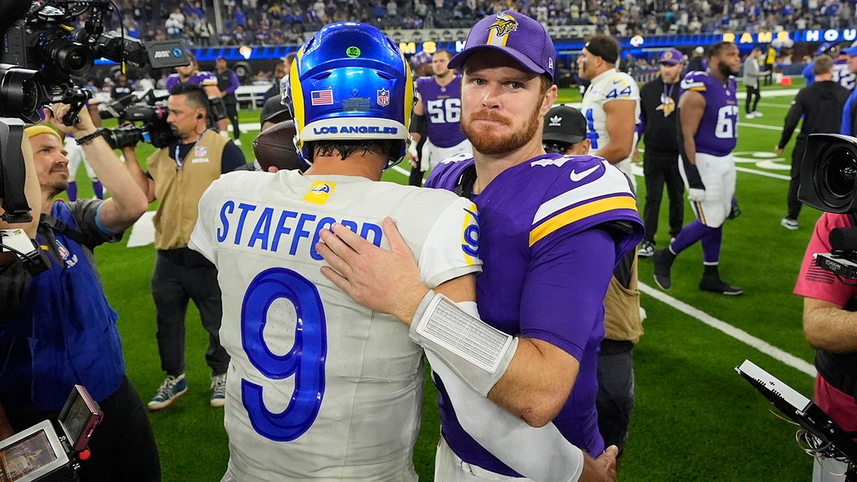 Sam Darnold and Matthew Stafford