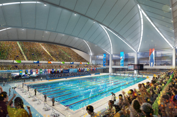 The main pool would hold 19,000 in Games mode.