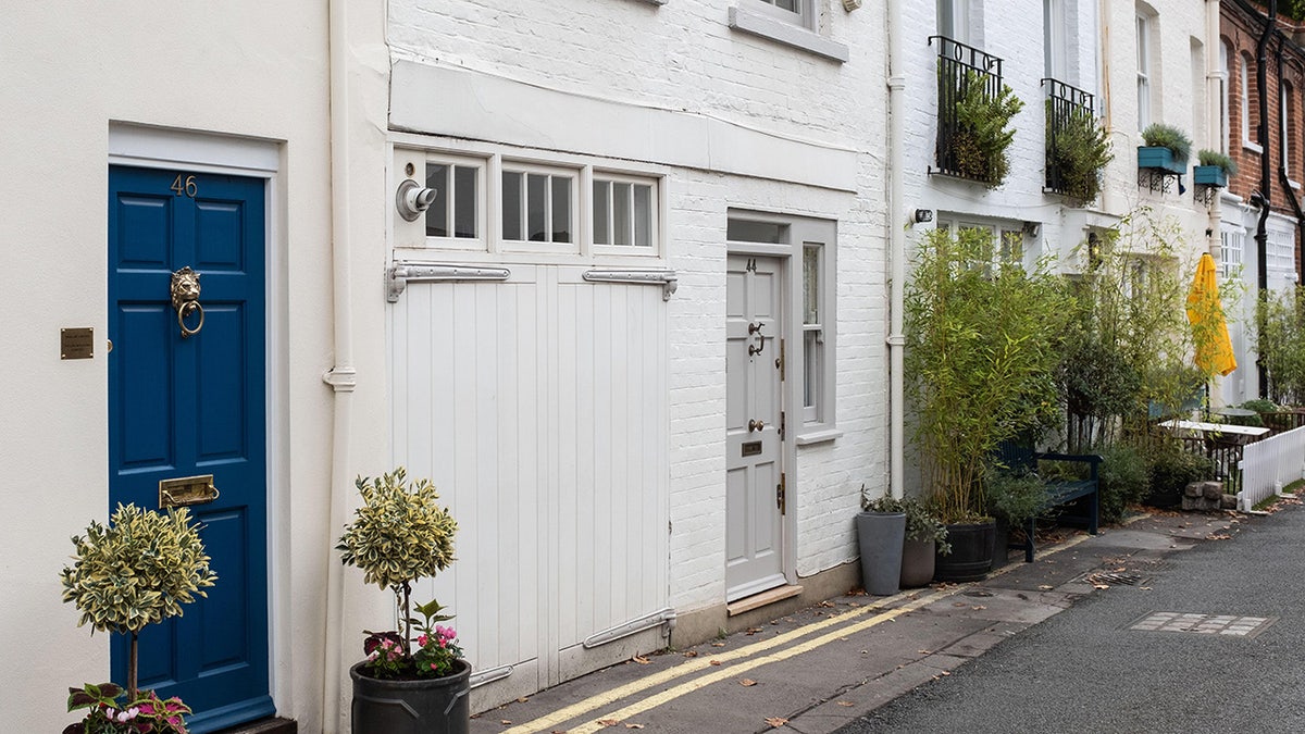 The former home of Ghislaine Maxwell on Kinnerton Street in Belgravia, Knightsbridge, London.