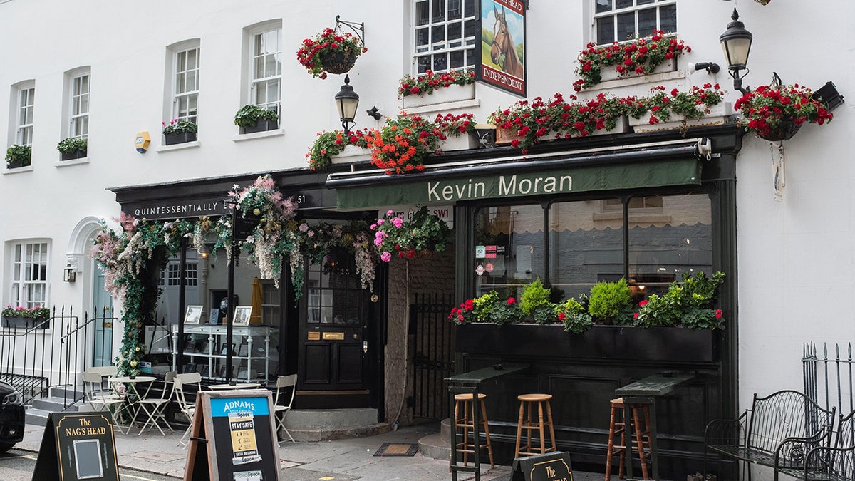 The Nag's Head pub, opposite the former home of Ghislaine Maxwell on Kinnerton Street in Belgravia, Knightsbridge, London.