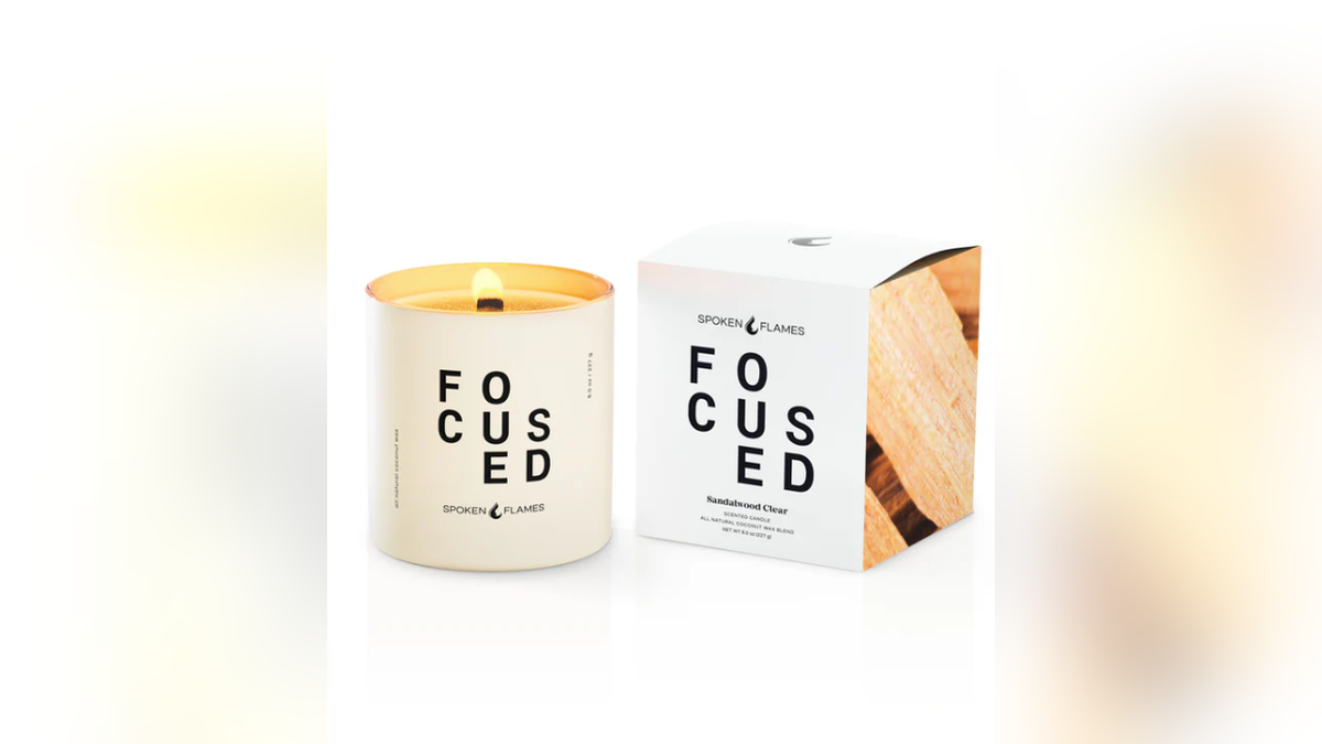 Focus better with this delicious-smelling candle. 