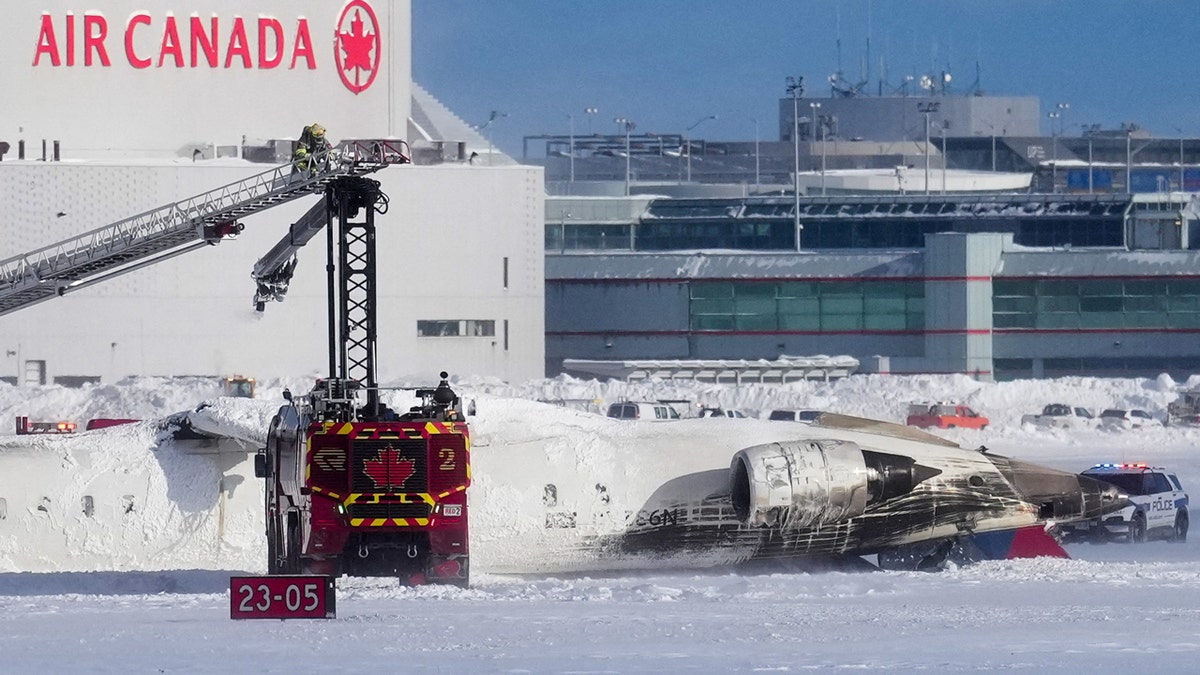 Toronto crash scene