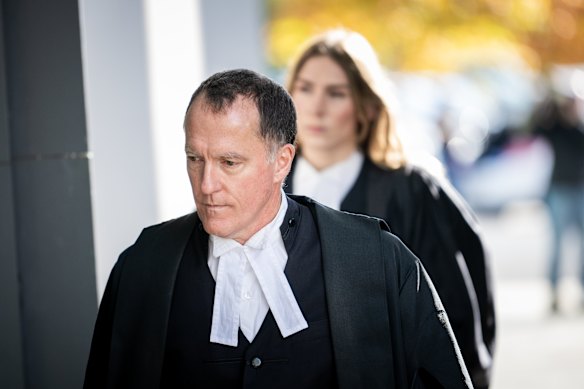 Erin Patterson’s defence counsel Colin Mandy, SC.