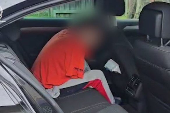 The woman’s 18-year-old son was also arrested.