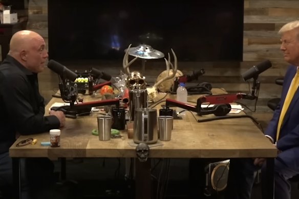 Rogan interviewed Trump for almost three hours.