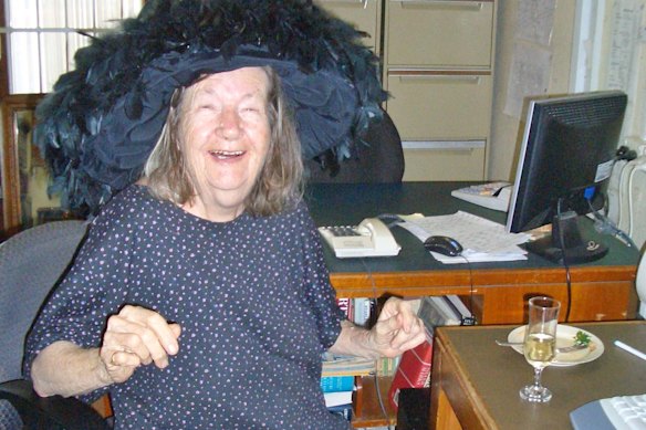 The late Rose Bates, a former stallholder at Paddington Antiques Centre, now Empire Revival.