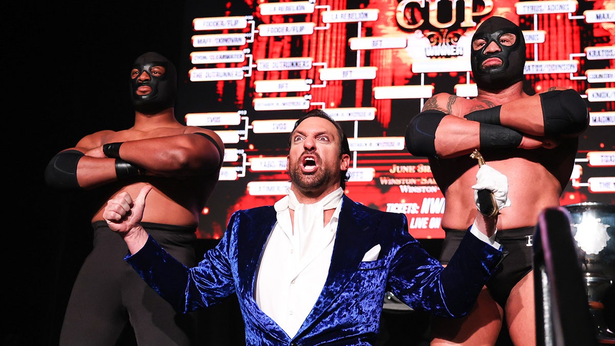 Aron Stevens and his tag team