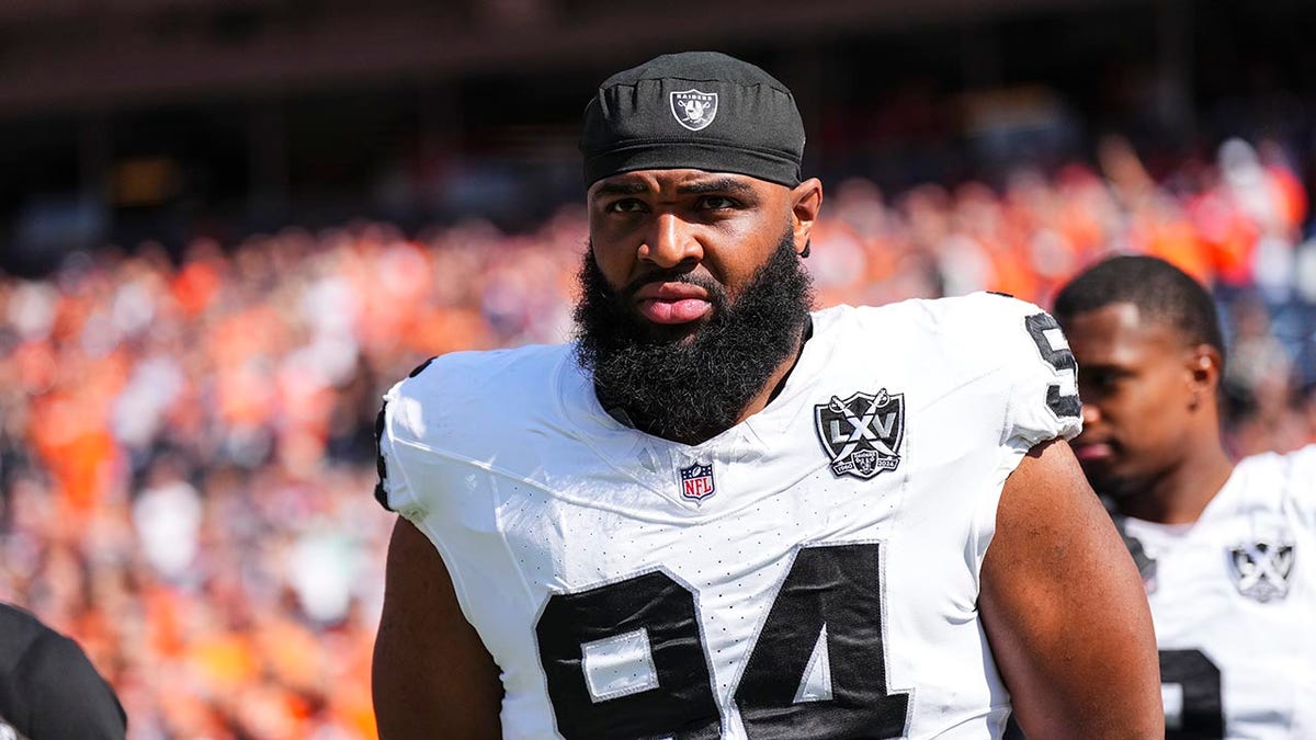 Christian Wilkins of the Las Vegas Raiders