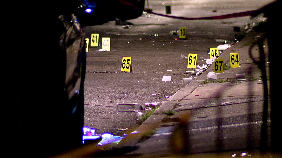 Philadelphia shooting crimescene