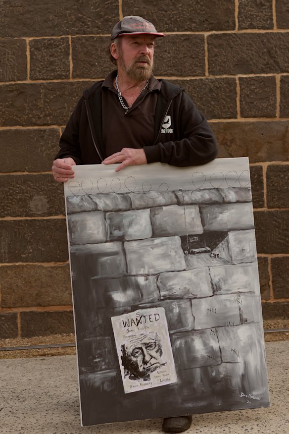 Doug Morgan taught himself to paint during 11 years inside Pentridge.