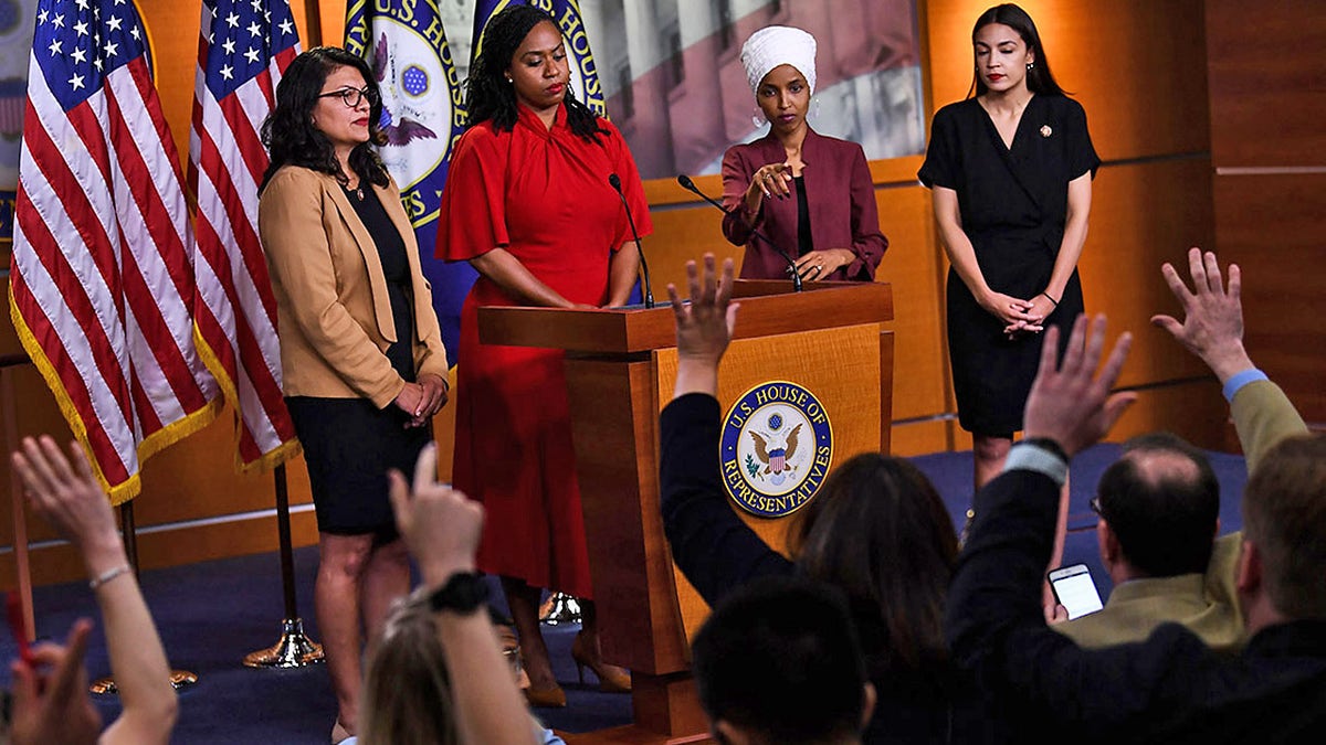 Members of the "squad" in Congress