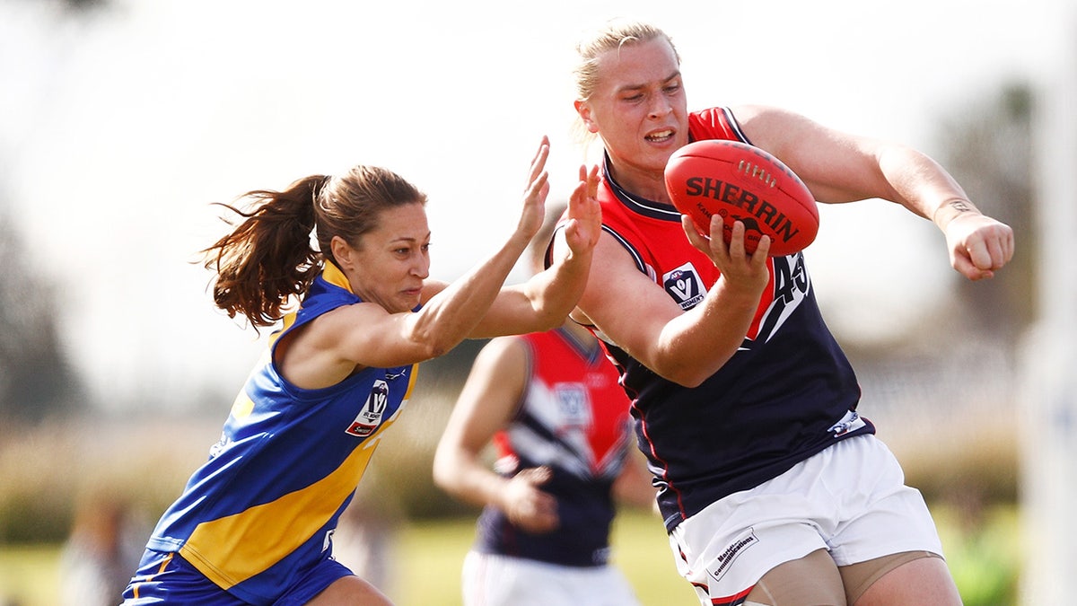 Hannah Mouncey in 2018
