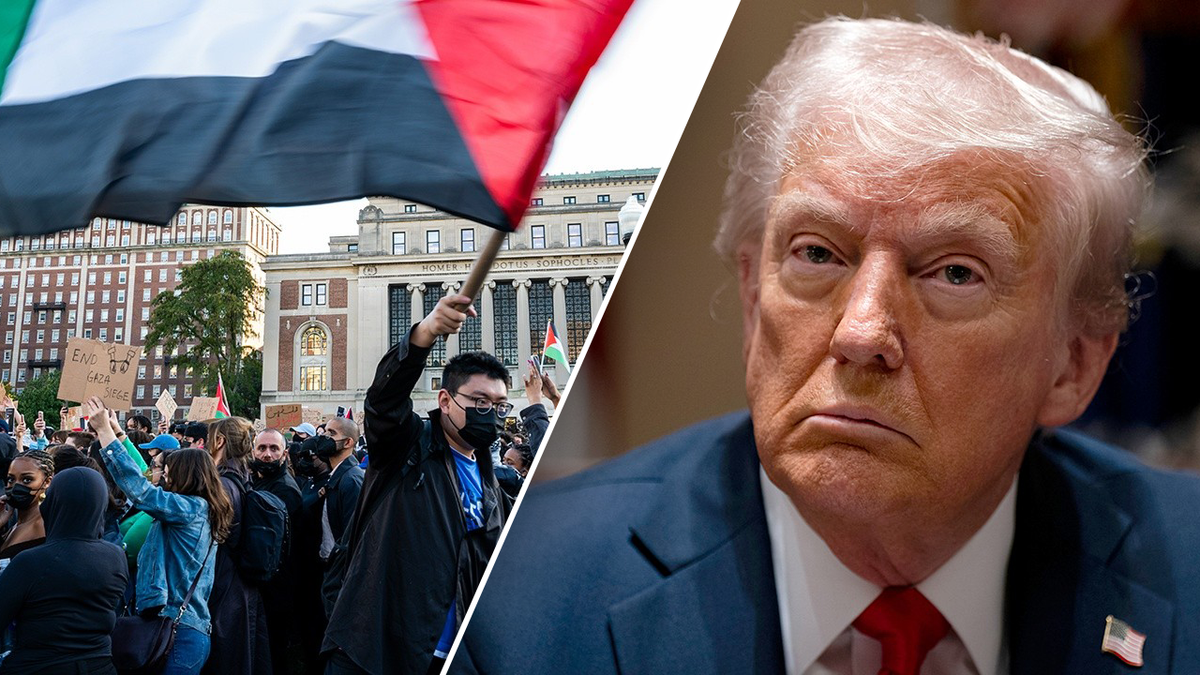 President Donald Trump and Columbia