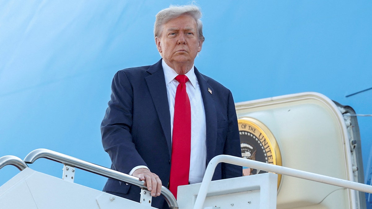 Trump departs from Joint Base Andrews ahead of Alaska summit with Putin
