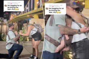 I almost suffocated my baby during a surprise marriage proposal —thanks to my big boobs