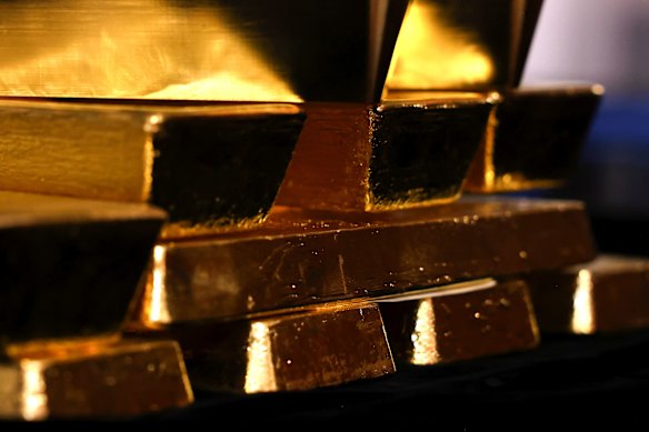Returns soared on gold.