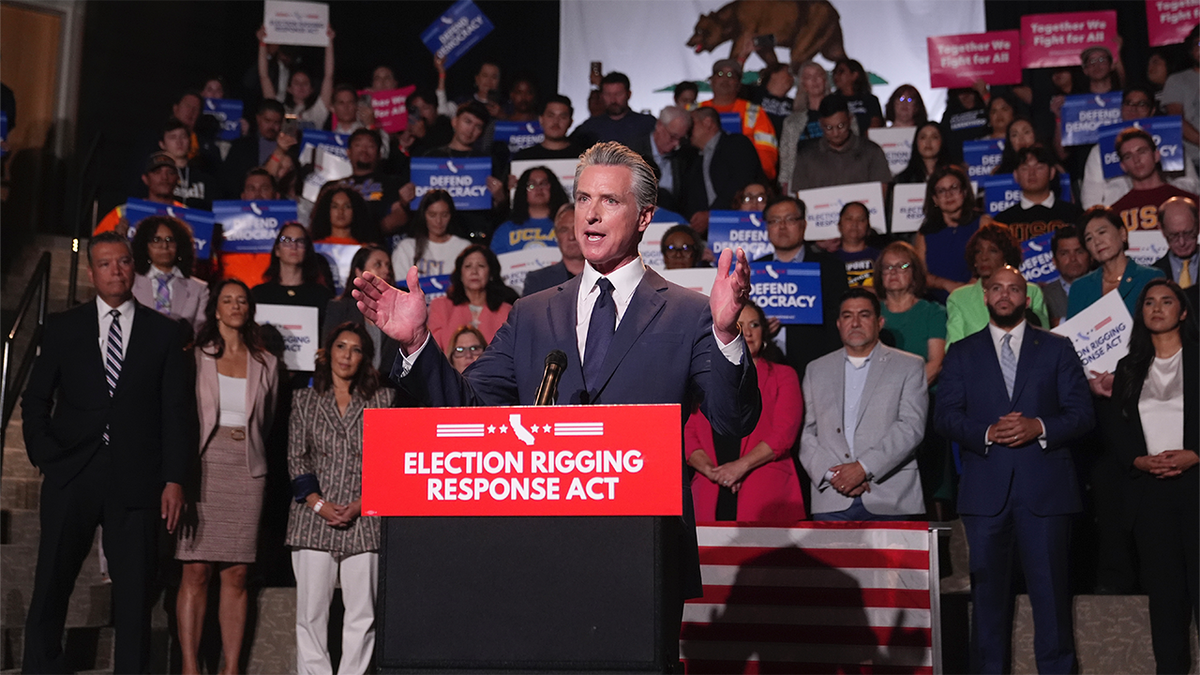 California Gov. Gavin Newsom pushes redistricting