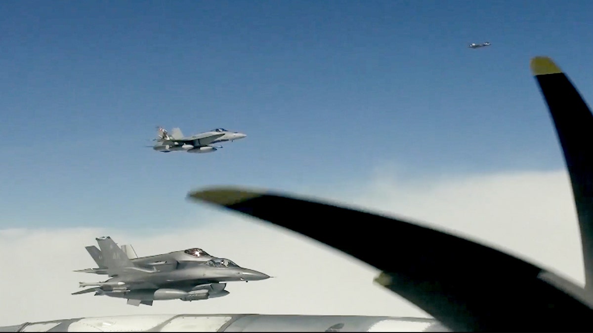 Russian Tu-95MS and Chinese H-6K bombers patrol Pacific waters, July 25, 2024