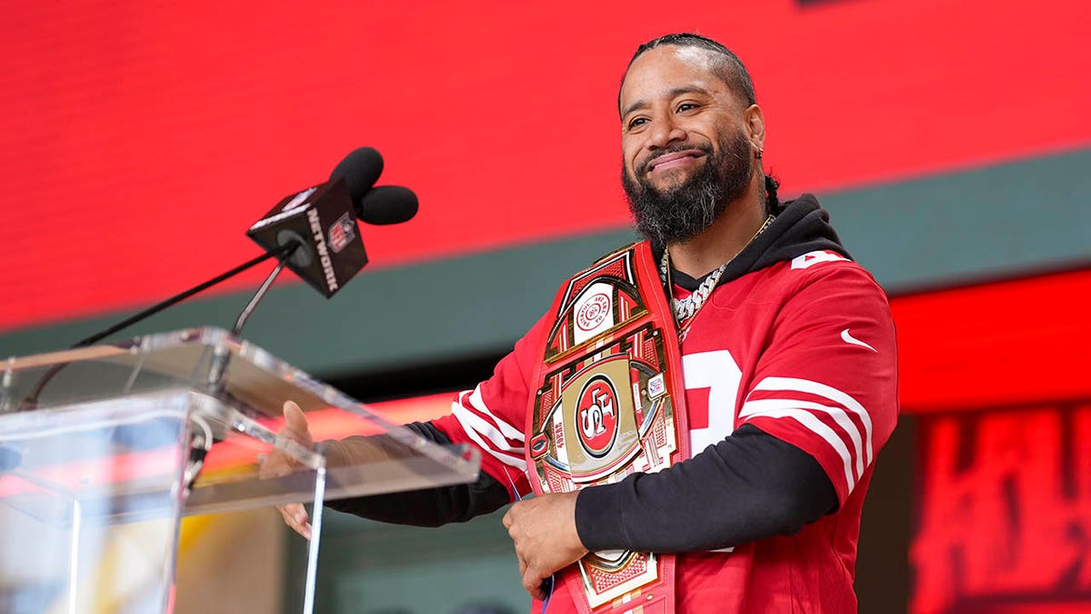 Jimmy Uso at the NFL Draft