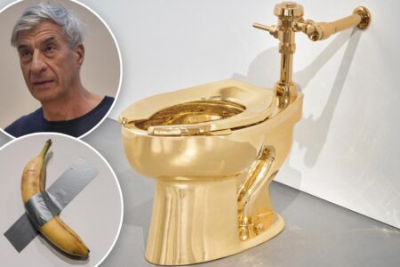 Controversial artist who duct-taped a banana to a wall is selling his $10M solid gold toilet