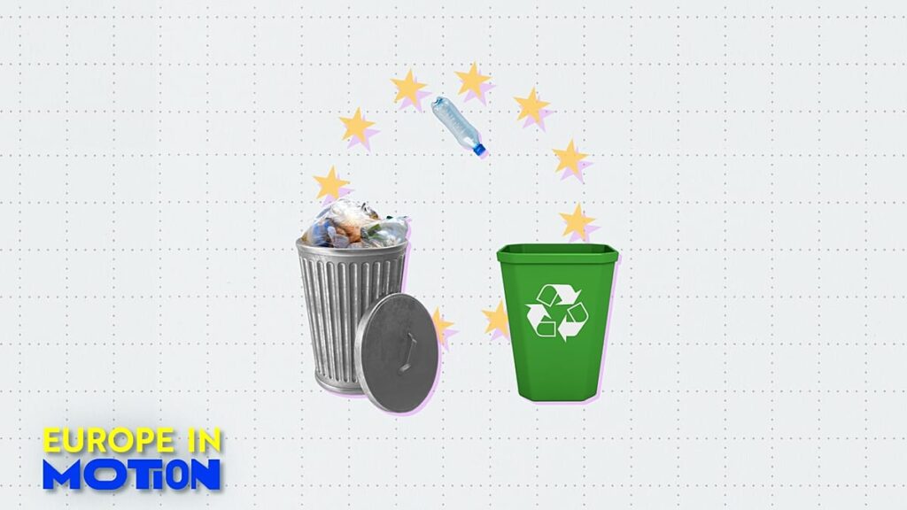 How much packaging waste are EU citizens producing?