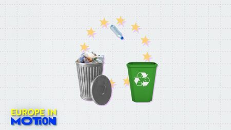 How much packaging waste are EU citizens producing?