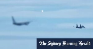 Chinese aircraft makes ‘unsafe’ flare drop in front of Australian plane