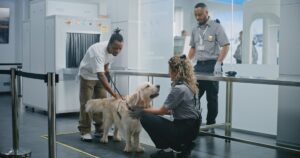 Laughter at What Puppy ‘In Training’ To Be Service Dog Does at Airport