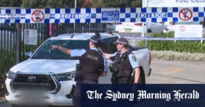 Girl, 5, dies after being hit by ute outside Sydney school