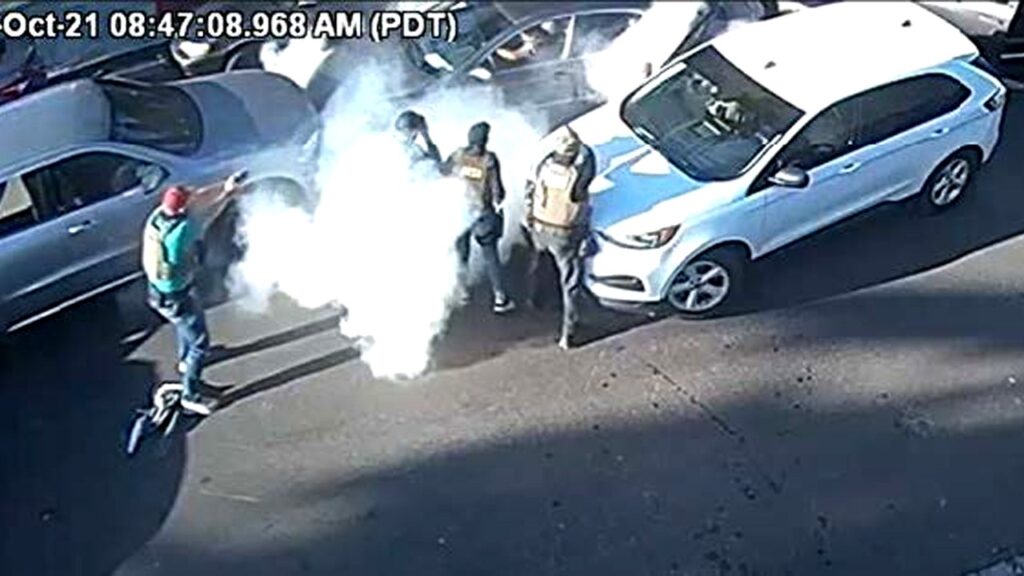 Blue state ICE agents dodge bullets, speeding cars as left ramps up tracking campaigns