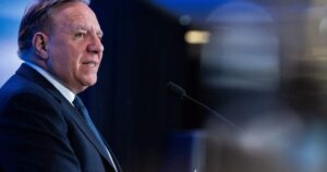 Legault vows to stay the course despite new poll showing collapse in support