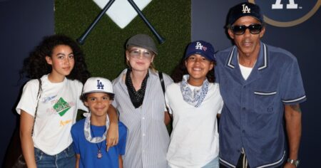 Ellen Pompeo and Husband Chris Ivery Bring 3 Kids to World Series Game in Rare Family Outing