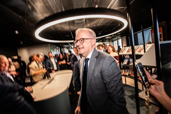 Anthony Albanese launched the Bramston book.  