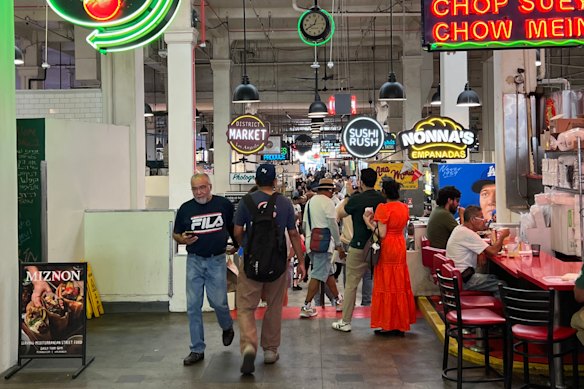 Grand Central Market in downtown Los Angeles.